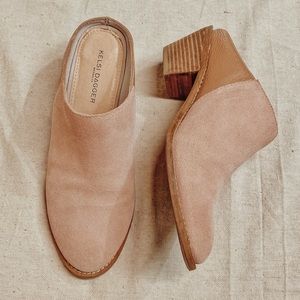Kelsi Dagger | Pink Suede Slip On Booties